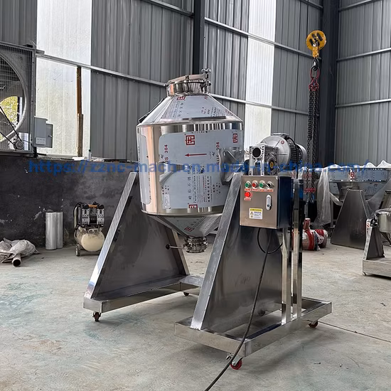Vh-2/Vh5 Series Pharmaceutical Dry Powder Granule Agitator Mixing Machine, Lab V Type Powder Blender Mixer