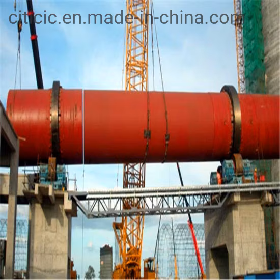 4.8*76m Cement Clinker Nickel Zinc Oxide Metallurgy Lime Vertical/Rotary Kiln