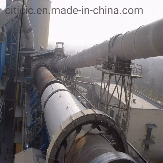 4.8*76m Cement Clinker Nickel Zinc Oxide Metallurgy Lime Vertical/Rotary Kiln