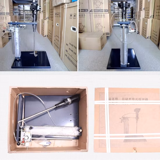 Automatic Industrial Portable Liquid Pneumatic Paint Air Mixer Agitator Air Pneumatic Mixer 20L Pneumatic Paint Air Mixer