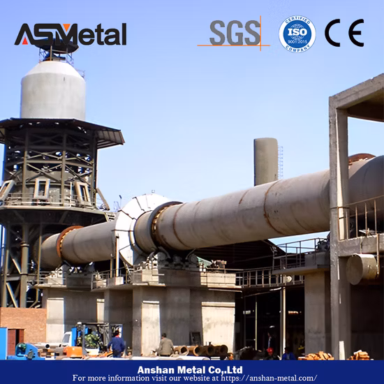4.3X70m Clinker Cement Lime Nickel Zinc Oxide Rotary Kiln for Cement Plant